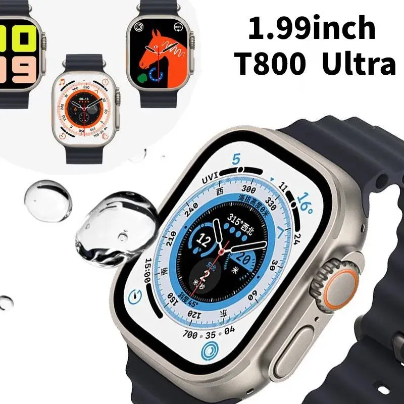 Smartwatch T900 Ultra 8 49mm Real Reloj Inteligente 2023 + 1 Pulso De Obsequio